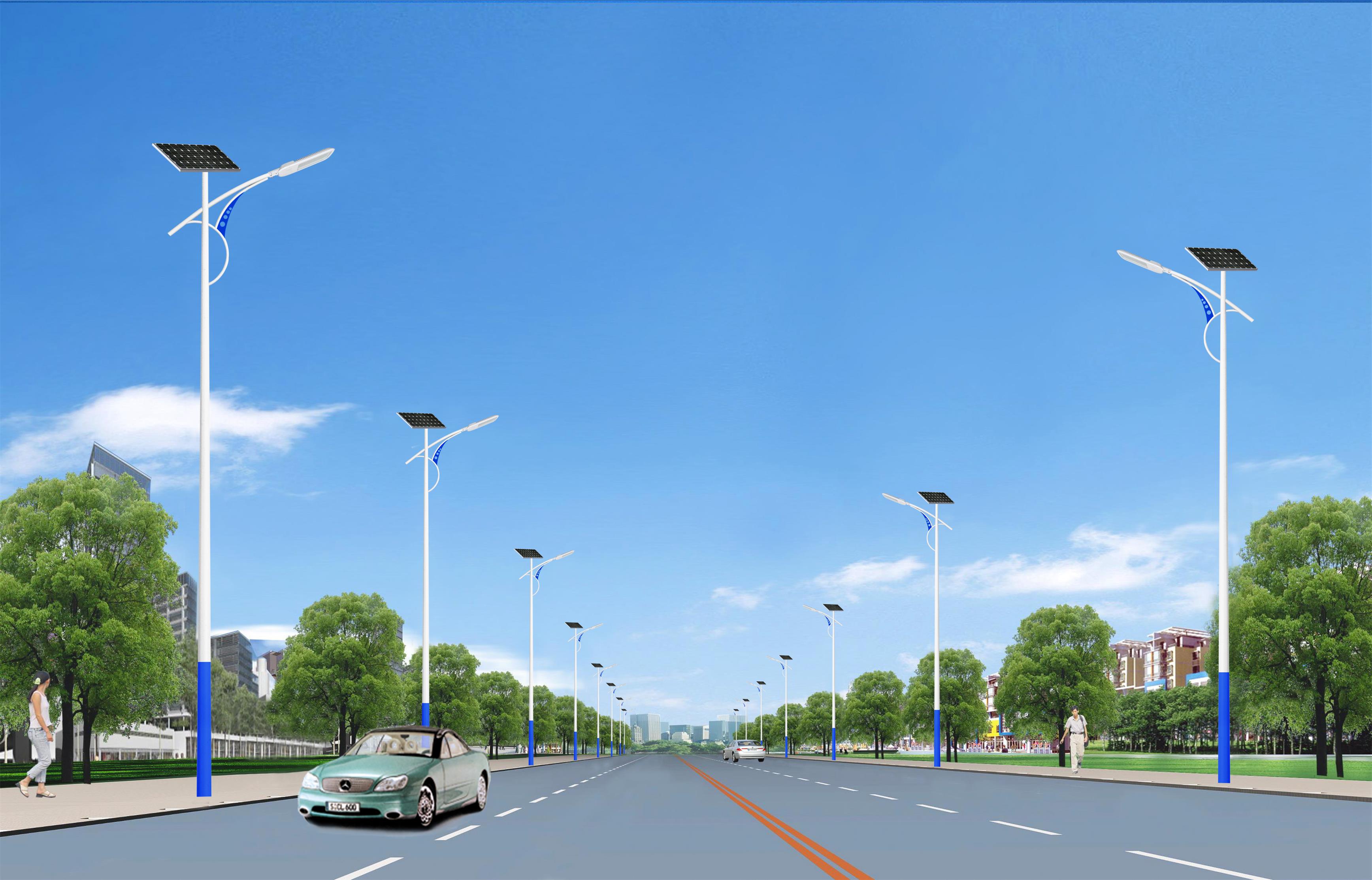太陽(yáng)能路燈的安裝間距奈何公平范例
